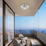 Modern K9 Crystal LED Ceiling Lamp – Flush Mount Chandelier for Dining, Office & Dens