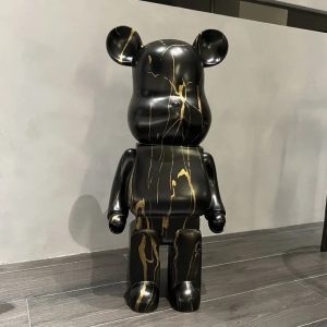 Aesthetic Bear Figure – Nordic Resin Bear Statue for Home & Desk Decoration