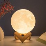LED Night Light 8cm Moon Lamp
