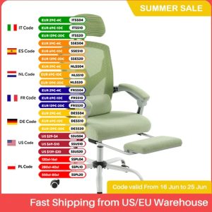 JHK Ergonomic Reclining High Back Mesh Gaming Chair – Rocking Computer Desk Chair with Lumbar Support