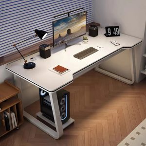 Modern Simple Gaming & Computer Desk – Wood Writing Table for Home, Office, or Student Use